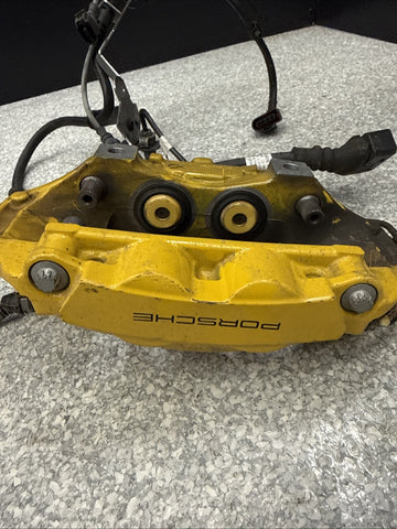 Porsche 22-25 GT4 RS GT4RS Rear Right PCCB Caliper Assembly OEM Yellow