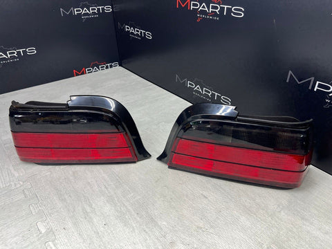 BMW 3 Series E36 2DR 94-99 Rear Smoked Tail Lights Lamps Set Aftermarket