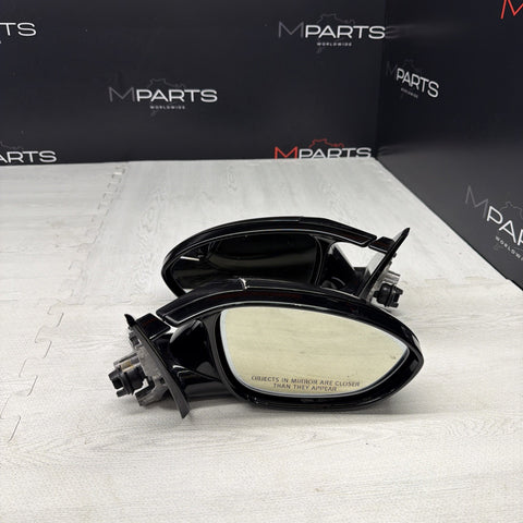 2008-2011 BMW E90 M3 Sedan Left Right Power Folding Side Mirrors Alpine White OE
