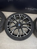 22" STAGGERED M SPORT COMPETITION STYLE WHEELS RIMS 5x120 BMW X6 M50i M60i