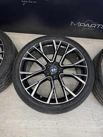 22" STAGGERED M SPORT COMPETITION STYLE WHEELS RIMS 5x120 BMW X6 M50i M60i