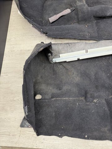 HONDA S2000 AP1  OEM BLACK INTERIOR CARPET PAIR DRIVER PASSENGER USED