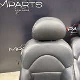 BMW E46 M3 Coupe Front Sport Seats Pair Black Napa Leather 2001-2006 OEM *Notes*