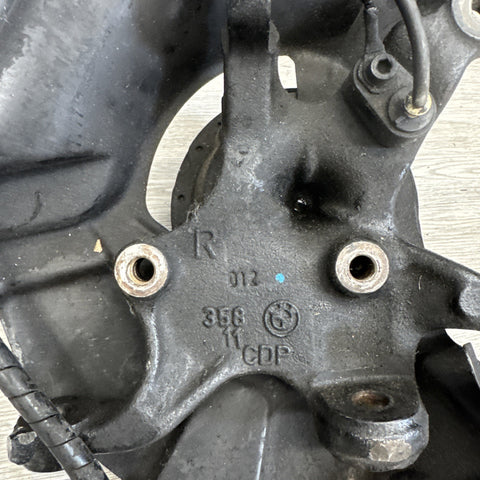 BMW E36 M3 S50 RIGHT PASSENGER FRONT SPINDLE HUB ASSEMBLY 31212227908 *Notes*