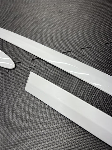 07-13 BMW E93 328 335 M3 Front Left Convertible Roof Mouldings Trims 7128743