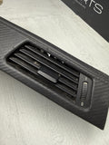 06-11 BMW E90 E92 E93 328 330 335 M3 DASH TRIM CARBON LEATHER 52850610 OEM
