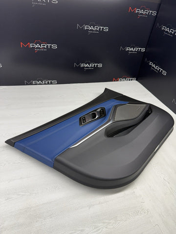 BMW 21-26 G80 M3 Sedan Front Left Driver Side Door Panel Fjords Blue