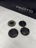 BBS Wheel Center Caps Logos Emblem Black Gold 56.24.120 70mm Set Of 4