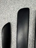 01-06 BMW E46 M3 Convertible Door Upper Arm Rest Armrest Pads Black *1 Rear Tab