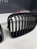 01-06 BMW E46 M3 Front Kidney Grilles Grills Gloss Black