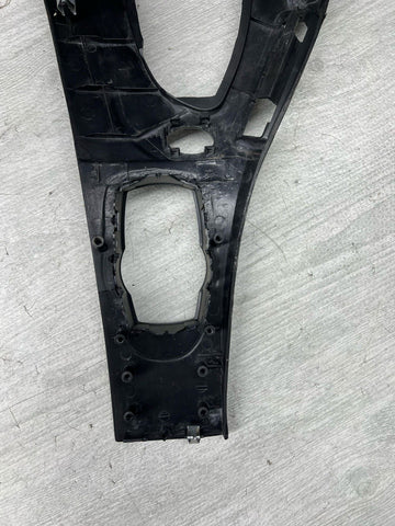 09-13 BMW E90 E92 M3 DCT CIC LEATHER CENTER CONSOLE TRIM 7903962 CARBON FIBER