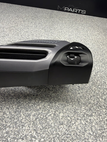 2025 2026 BMW 228i F74 Right Dash Air Vent Trim Panel Aluminum Graphite 9635208