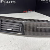 15-20 BMW F80 M3 F82 F83 M4 Carbon Fiber Interior Dash Vent Trim OEM *Scratch*