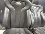 OEM 15-20 BMW F82 M4 LEATHER SEAT SEATS CUSHION INTERIOR SET BLACK
