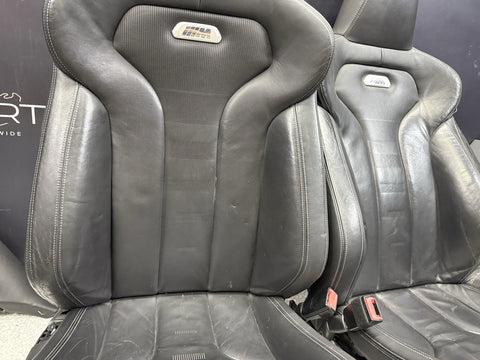OEM 15-20 BMW F82 M4 LEATHER SEAT SEATS CUSHION INTERIOR SET BLACK