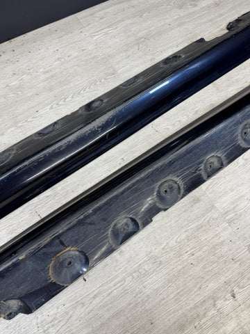 01-06 BMW E46 M3 Rocker Panel Side Skirts OEM Carbon Black *Notes*