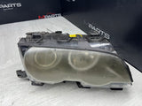 BMW 02-06 E46 M3 RIGHT HEADLIGHT XENON 1305621772 OEM + Halos *Faded Lens