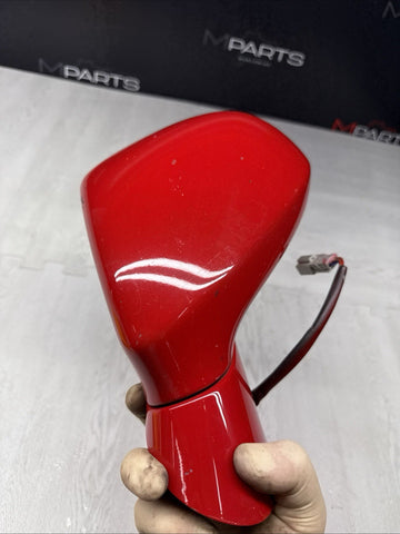 2000-2009 Honda S2000 S2k Door Mirror OEM Formula Red Left Driver