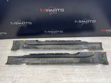 06-10 BMW E63 E64 M6 Side Skirts Rocker Panels Black Sapphire OEM