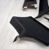 08-13 BMW E92 M3 OEM ABC PILLAR PILLARS BLACK PAIR SET *NOTES*