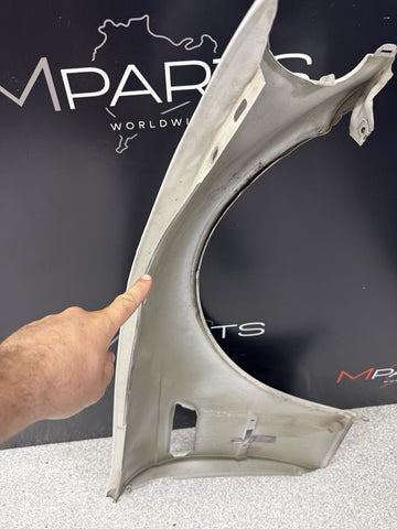01-06 BMW E46 M3 Left Driver Fender Alpine White *Bent / Dent