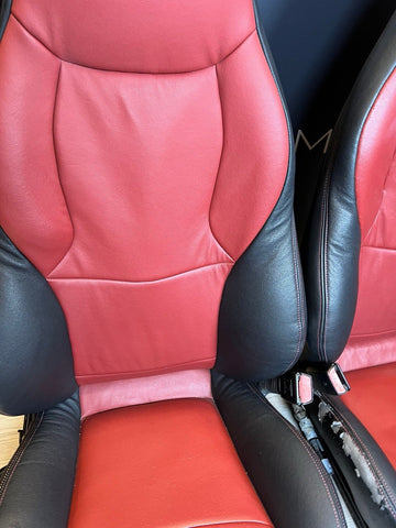 98-02 BMW Z3M Convertible Interior Front Heated Seats Blue / Black *Notes*