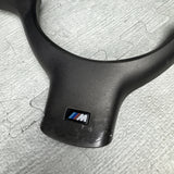 OEM 01-06 BMW E46 M3 Lower Steering Wheel Trim Cover Plate Titan Shadow Grey