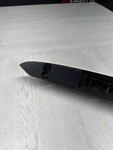 01-03 BMW E46 M3 Coupe Trunk Lid Grip Key Deck Handle Alpine White