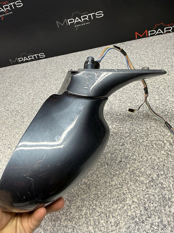 00-03 BMW E39 M5 Front Side Mirrors Power Fold OEM Anthracite Metallic