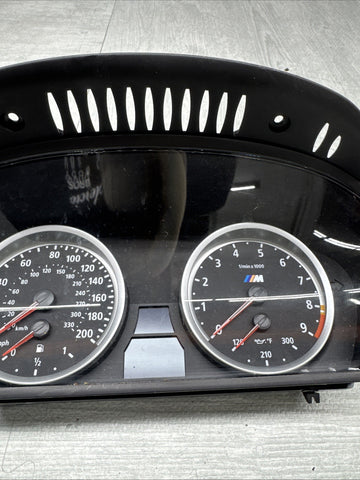2006-2010 BMW E60 E63 E64 M5 M6 Instrument Cluster Speedometer 62117837868