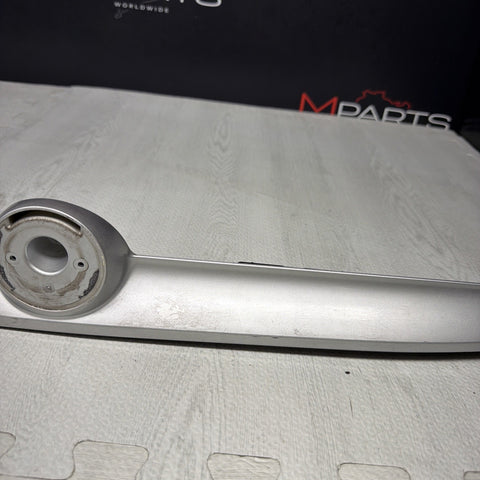01-06 BMW E46 M3 Convertible Trunk Lid Grip Key Deck Handle Titan Silver