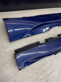 06-10 BMW E63 E64 M6 Side Skirts Rocker Panels Interlagos Blue OEM