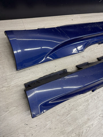 06-10 BMW E63 E64 M6 Side Skirts Rocker Panels Interlagos Blue OEM