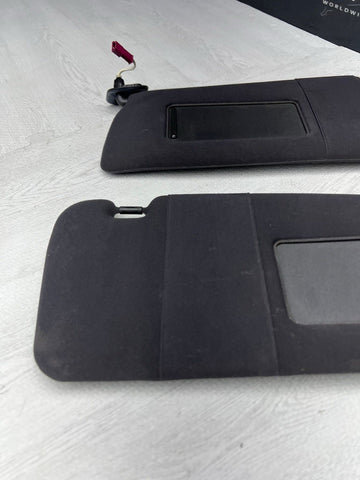01-06 BMW E46 M3 Left Right Visors Sticker Peeling Off