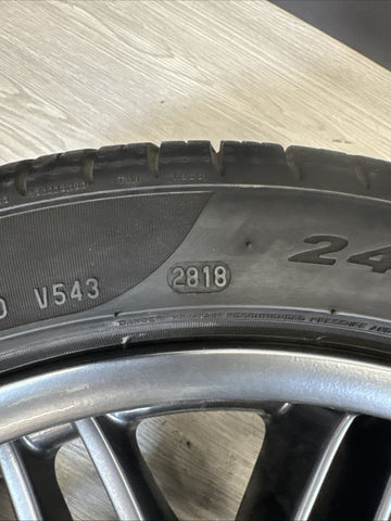 BMW E39 M5 18” STYLE 65 ALLOY WHEEL CHROME SHADOW FRONT RIM