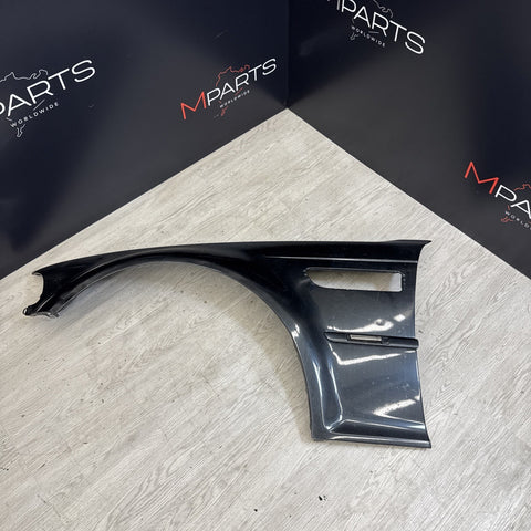 01-06 BMW E46 M3 Driver Left Fender Carbon Black *Dented*