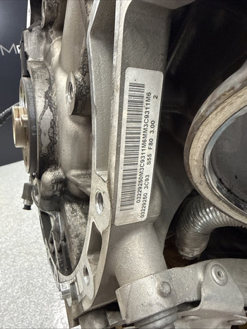 2015 BMW F80 F82 F83 F87 M2 M3 M4 S55 15-20 Engine Motor 47k