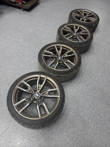 OEM BMW 792M 19" Double Spoke Cerium Grey G20 3 Series 330i M340i Rims + Tires
