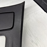 09-13 BMW E93 M3 DCT CIC LEATHER CENTER CONSOLE TRIM CONVERTIBLE *CREASES*