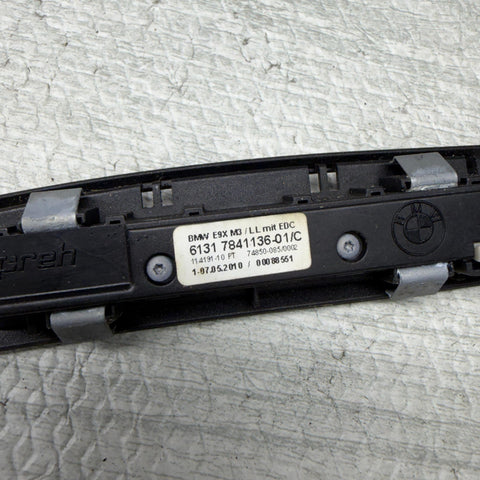 2008–2013 BMW M3 E90/E92/E93 Center Console Switch Panel EDC DSC OEM 7841136