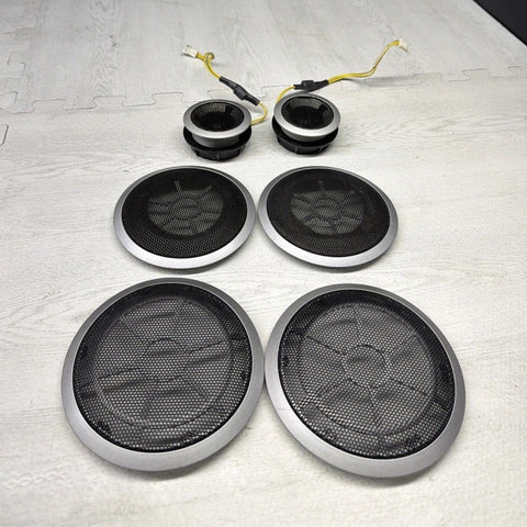 07-13 BMW E92 E93 3-Series 2dr Front Rear Door Individual Speaker Covers Trims