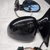 01-06 BMW E46 M3 Side View Door Mirrors Pair Painted Black *Notes*
