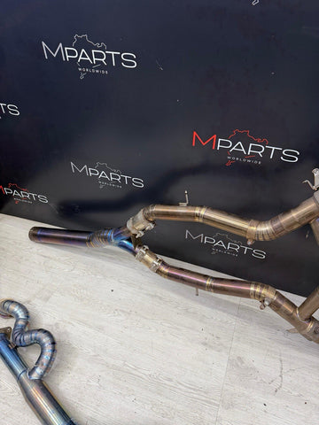 Valvetronic Designs Valved Titanium Full Exhaust w/ Burnt Tips 20-25 BMW G87 M2