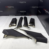 08-13 BMW E92 M3 OEM ABC PILLAR PILLARS BLACK PAIR SET *NOTES*
