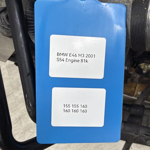 2001 BMW E46 M3 01-06 S54 3.2L Engine Motor 81k Miles Complete