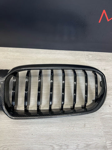 NEW Carbon Fiber Kidney Grille BMW 5 Series G30 G31 F90 M5 LCI 2021-2023