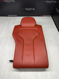 BMW F82 M4 Coupe 15-20 Right Rear Sakhir Orange Leather Back Rest Backrest Seat