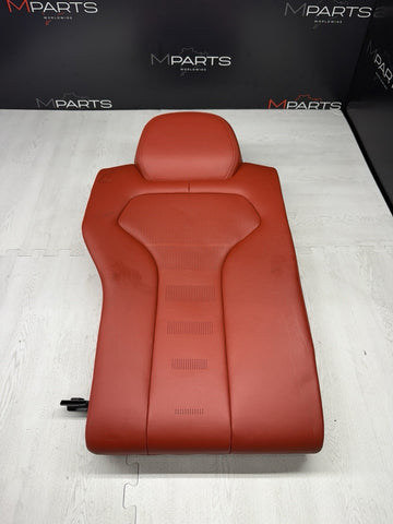 BMW F82 M4 Coupe 15-20 Right Rear Sakhir Orange Leather Back Rest Backrest Seat