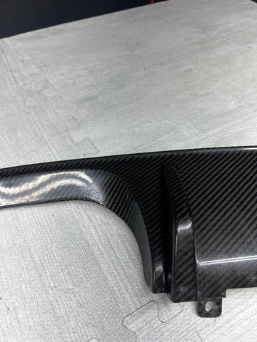 BMW 15-20 F80 F82 F83 M3 M4 OEM REAR BUMPER CARBON DIFFUSER VALANCE TRIM