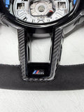 BMW M3 G80 G81 M4 G82 G83 LCI STEERING WHEEL M-POWER ALCANTARA CARBON OEM